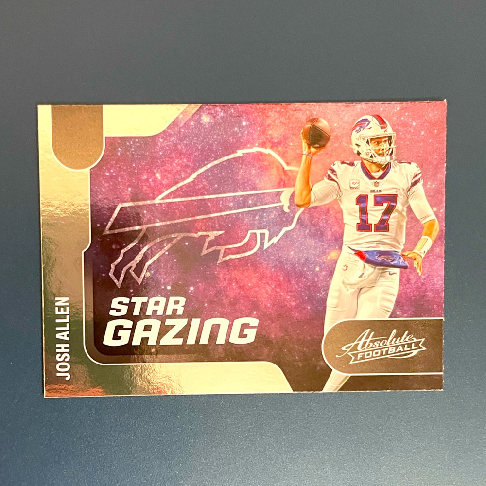 Josh Allen Star Gazing 2022 Panini Absolute Buffalo Bills
